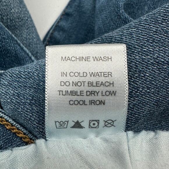 Judy Blue Jeans Womens 9/29 Blue Relaxed Fit Skinny Stretch Pockets Cropped - Picture 8 of 13